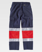 Pantalón Workteam C4057 Marino / Rojo AV