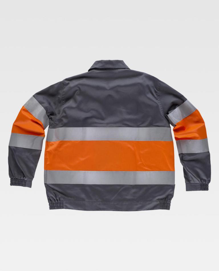 Cazadora Workteam C4110 Gris / Naranja AV