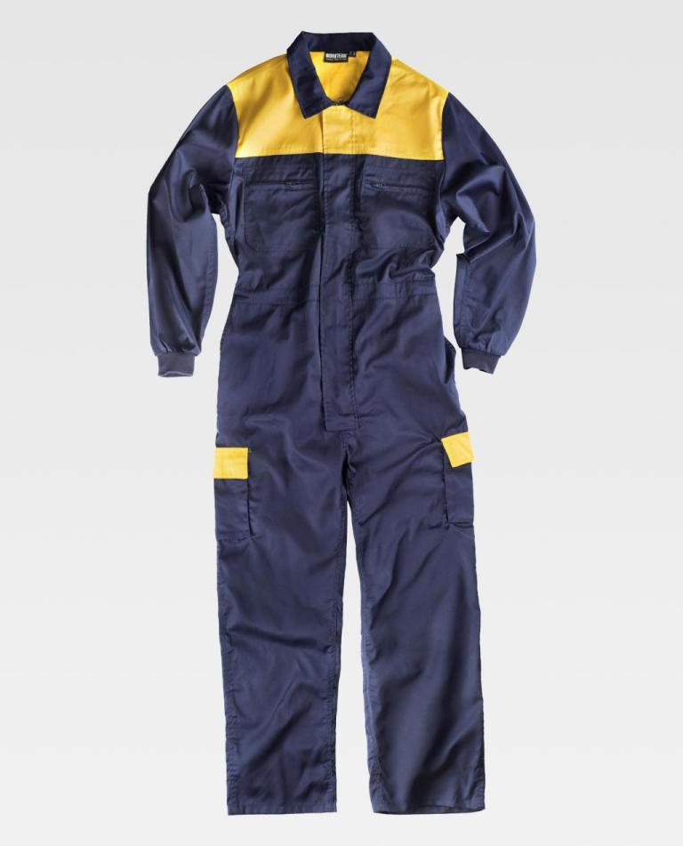 Buzo Workteam C4502 Marino / Amarillo
