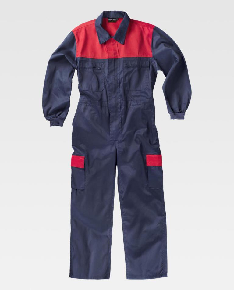 Buzo Workteam C4502 Marino / Rojo