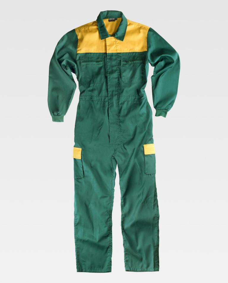 Buzo Workteam C4502 Verde / Amarillo