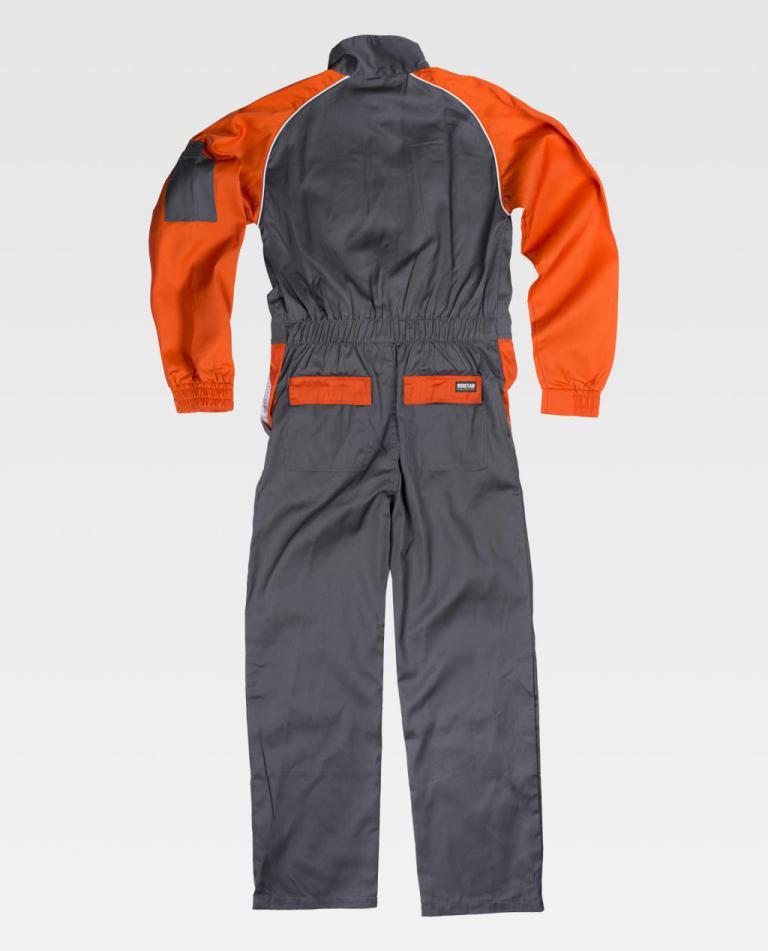 Buzo Workteam C4503 Gris / Naranja