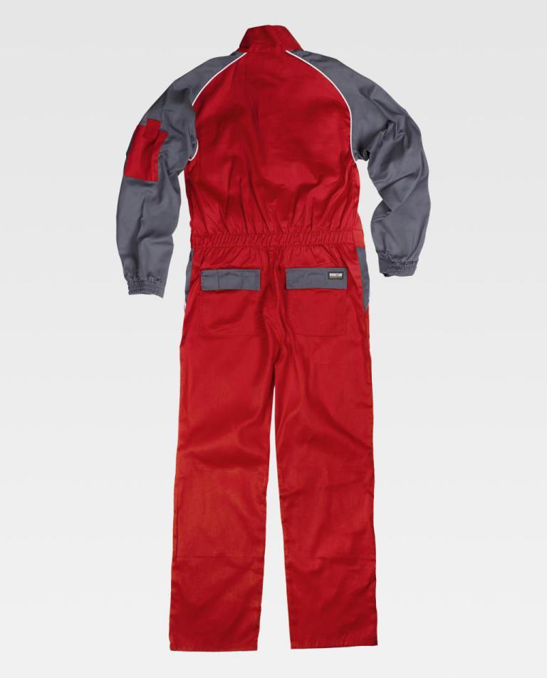 Buzo Workteam C4503 Rojo / Gris