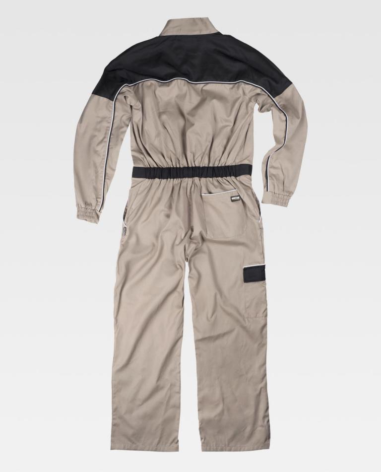 Buzo Workteam C4504 Beige / Negro