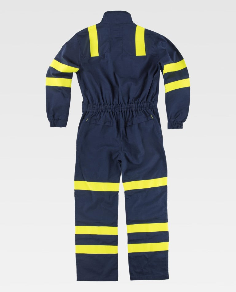 Buzo Workteam C5096 Marino / Amarillo Flúor