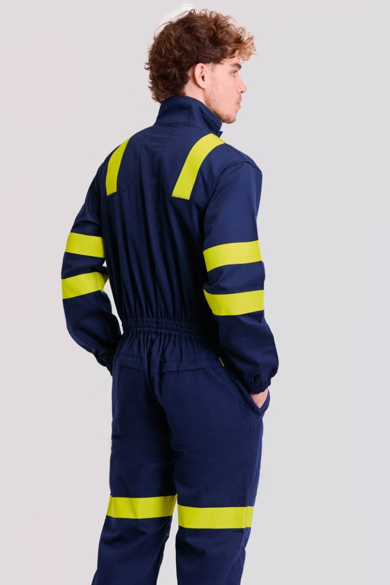 Buzo Workteam C5096 Marino / Amarillo Flúor