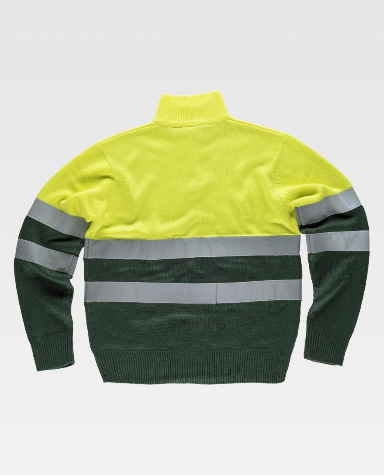 Jersey Workteam C5511 Amarillo AV / Verde Oscuro