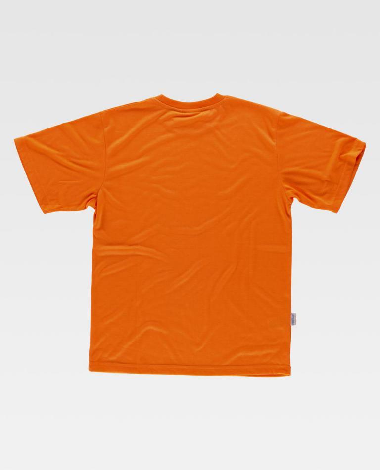 Camiseta Workteam C6010 Naranja Flúor