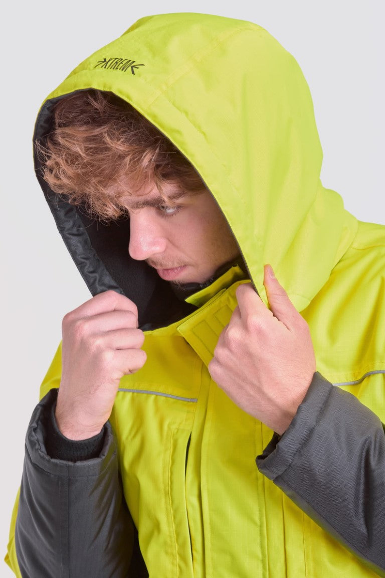 Parka Workteam C7010 Negro / Amarillo Flúor