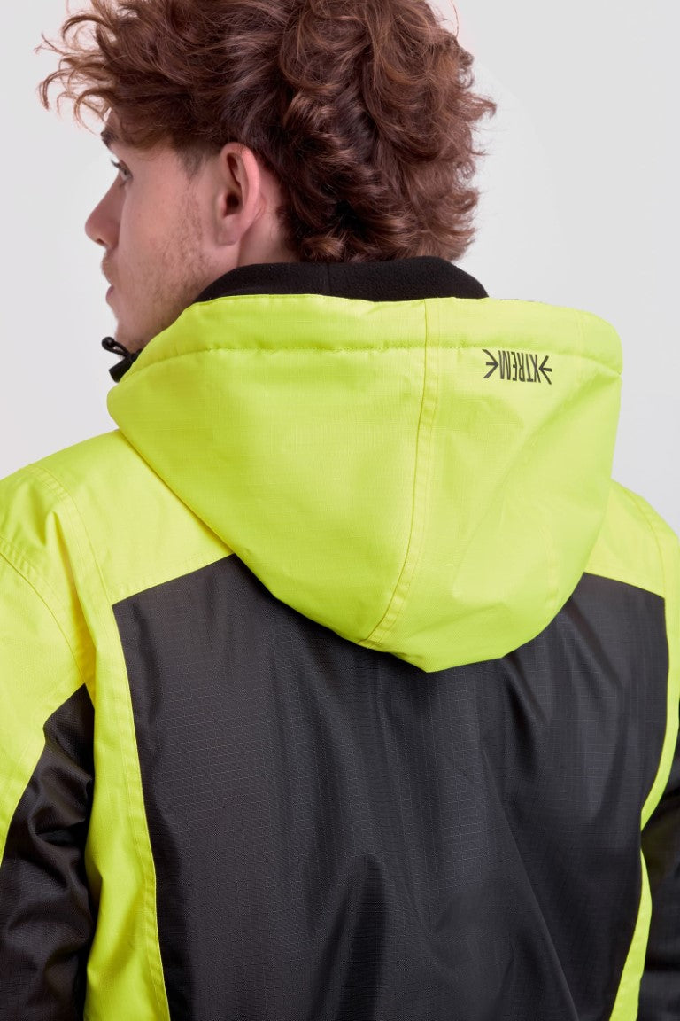 Parka Workteam C7010 Negro / Amarillo Flúor