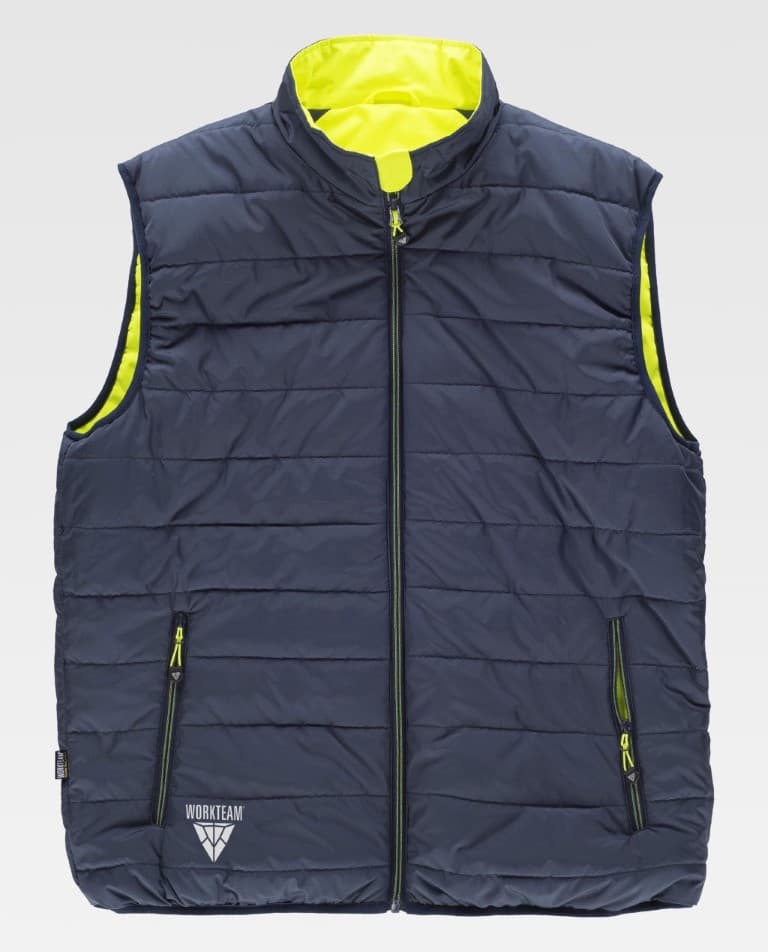 Chaleco Workteam C8250 Amarillo AV / Marino