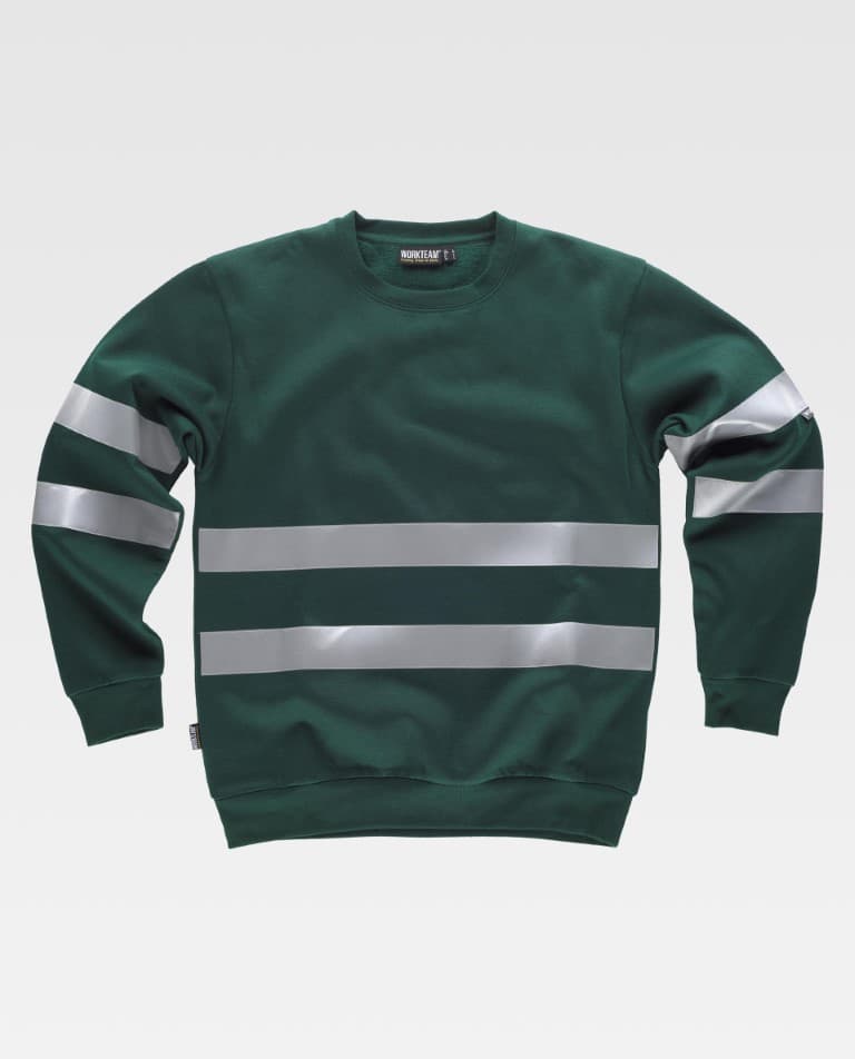 Sudadera Workteam C9031 Verde Oscuro