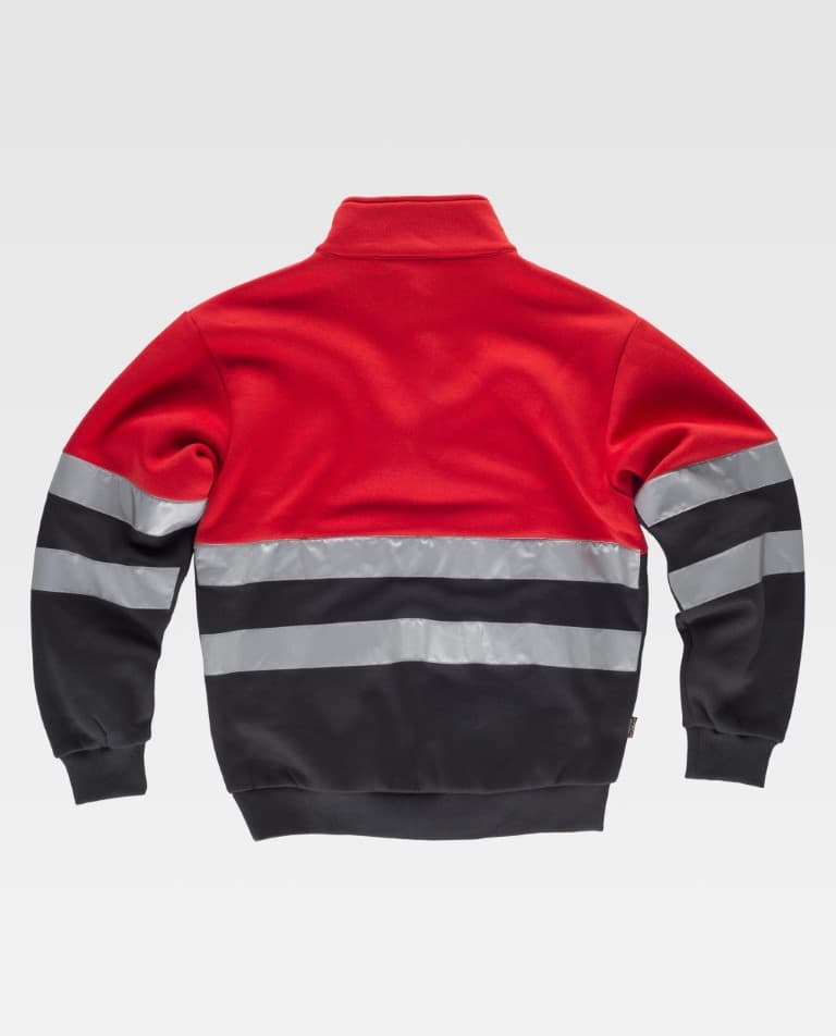 Sudadera Workteam C9033 Rojo / Negro