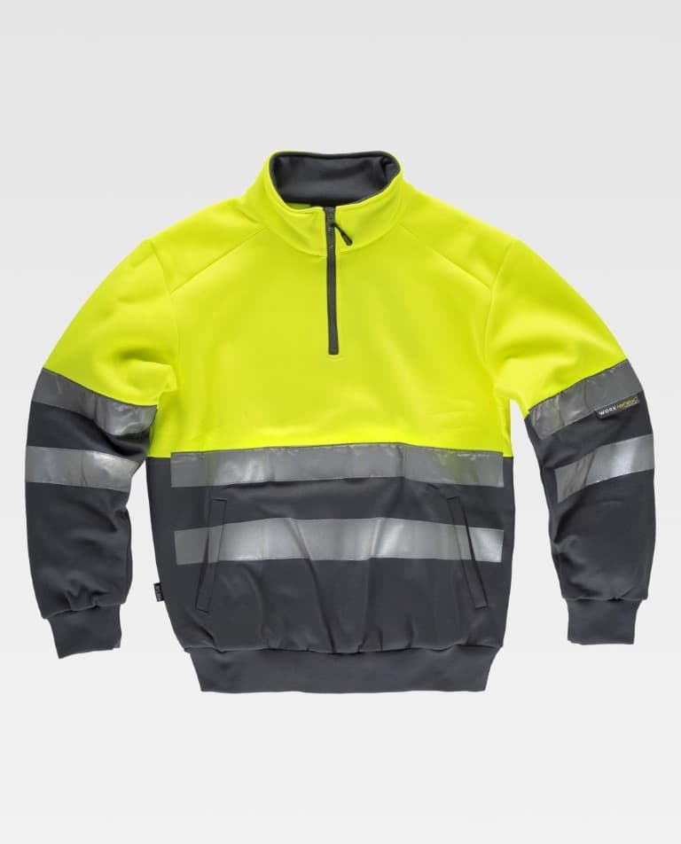 Sudadera Workteam C9035 Amarillo AV / Gris