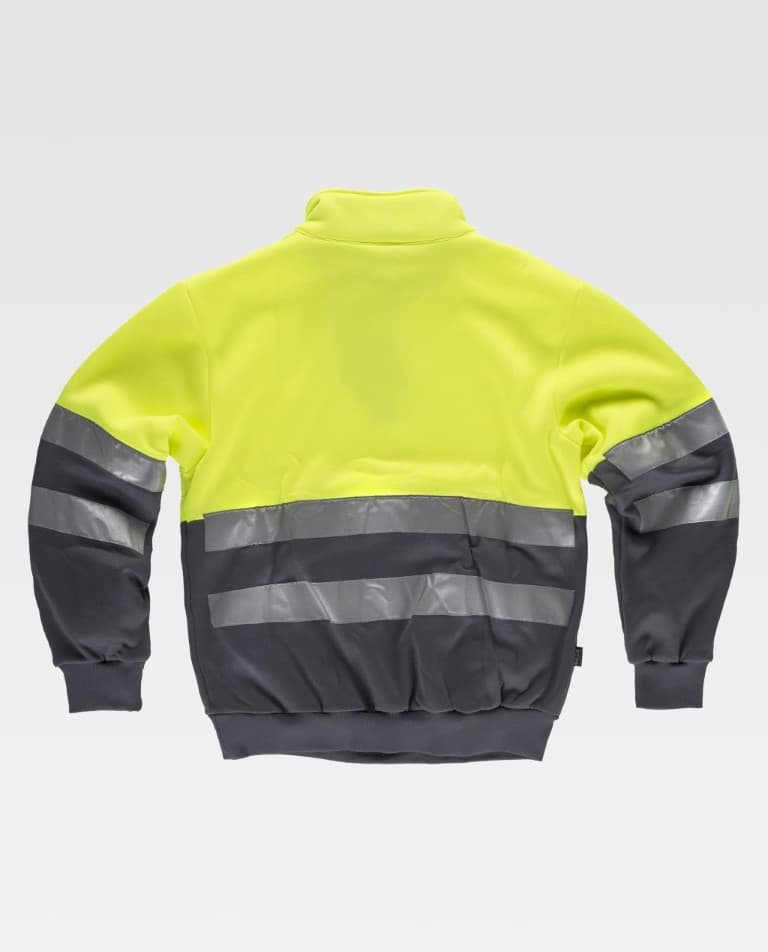 Sudadera Workteam C9035 Amarillo AV / Gris