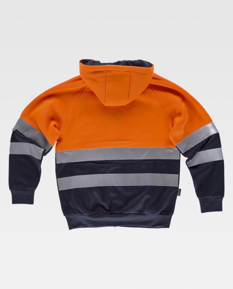 Sudadera Workteam C9036 Naranja AV / Marino