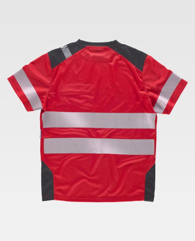 Camiseta Workteam C9242 Rojo / Gris Oscuro