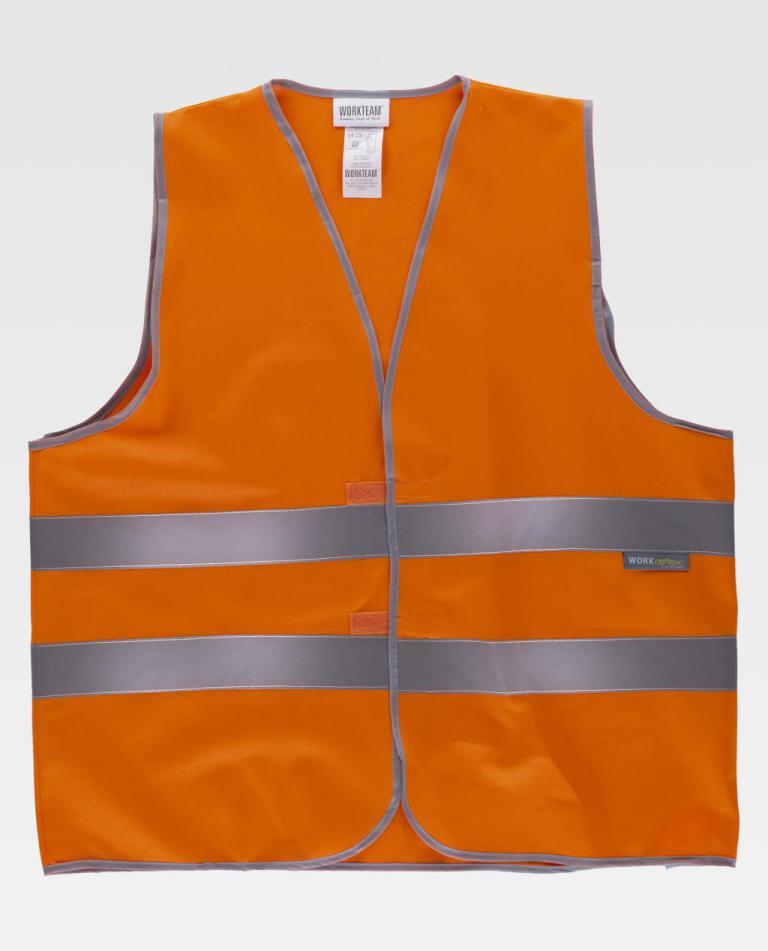 Chaleco Workteam HVTT01 Naranja AV