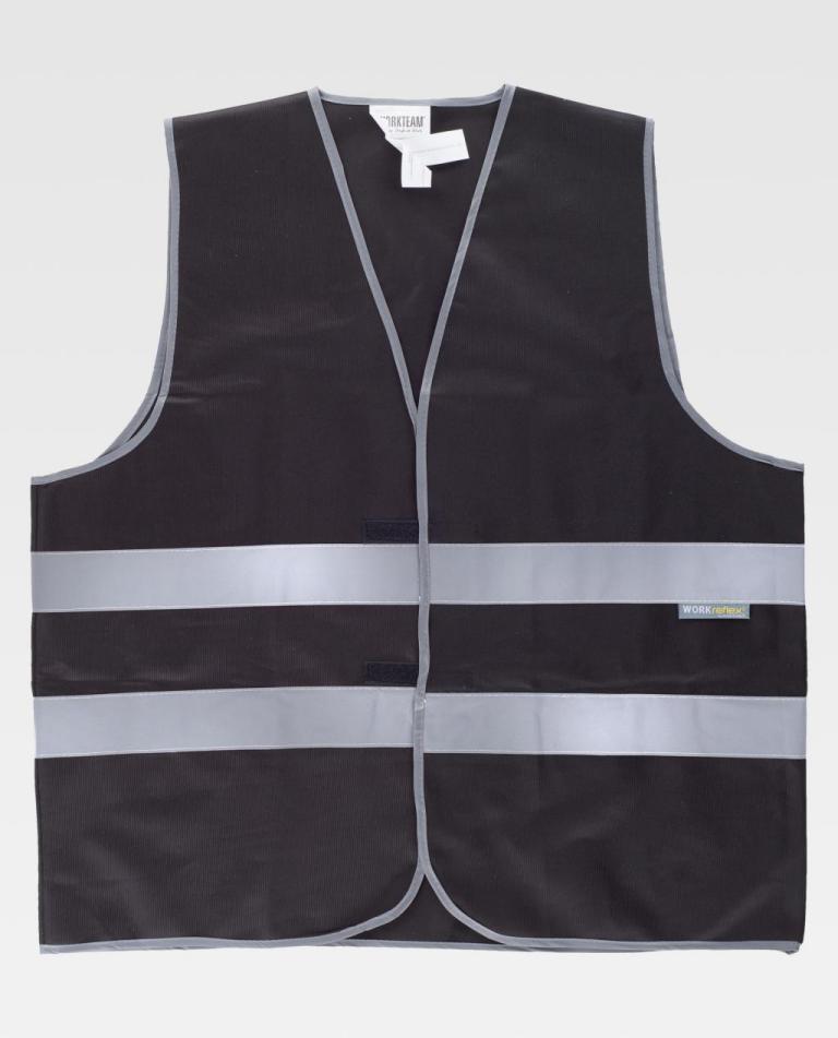 Chaleco Workteam HVTT03 Negro