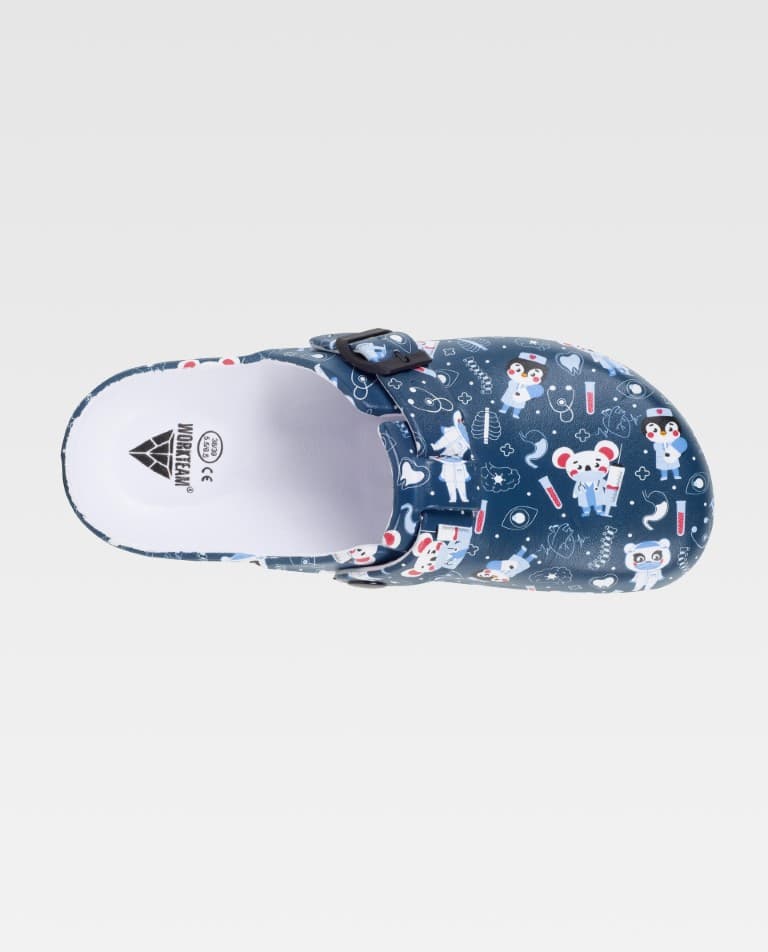 Zueco Workteam P2015 Estampado