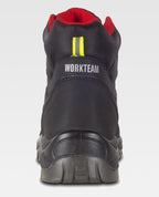 Bota Workteam P2901 Negro / Rojo / Amarillo Flúor