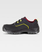 Zapato Workteam P2902 Negro / Rojo / Amarillo Flúor