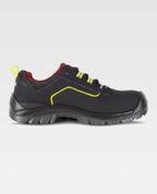 Zapato Workteam P2902 Negro / Rojo / Amarillo Flúor