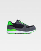 Zapato Workteam P3010 Gris / Verde Lima