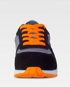 Zapato Workteam P3010 Negro / Naranja Flúor