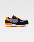Zapato Workteam P3010 Negro / Naranja Flúor