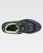 Zapato Workteam P3012 Marino / Verde Flúor