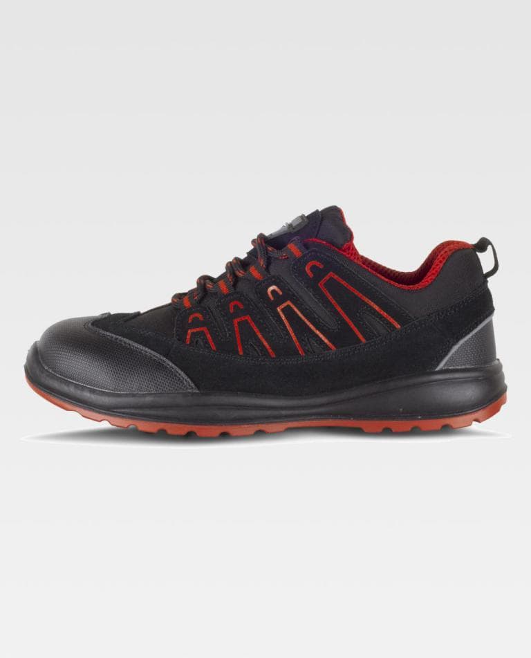 Zapato Workteam P3012 Negro / Rojo