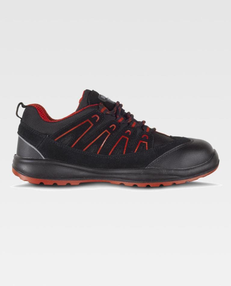 Zapato Workteam P3012 Negro / Rojo