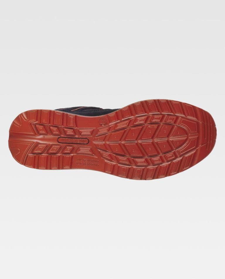Zapato Workteam P3012 Negro / Rojo