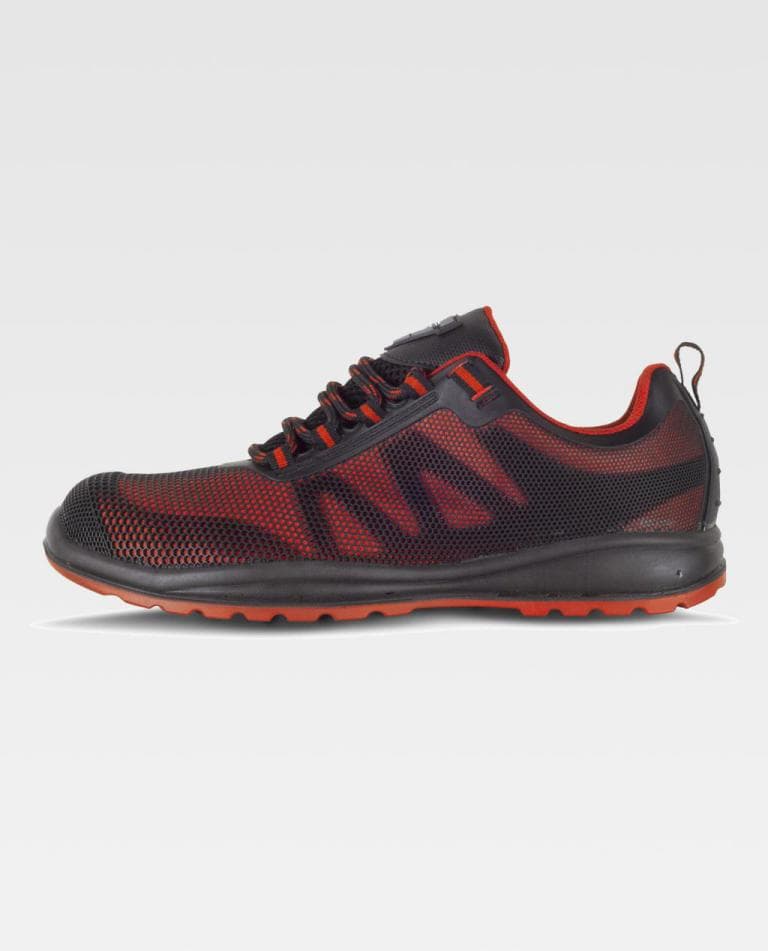 Zapato Workteam P3013 Rojo / Negro