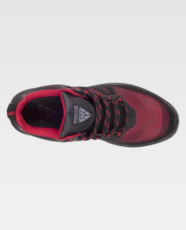 Zapato Workteam P3013 Rojo / Negro