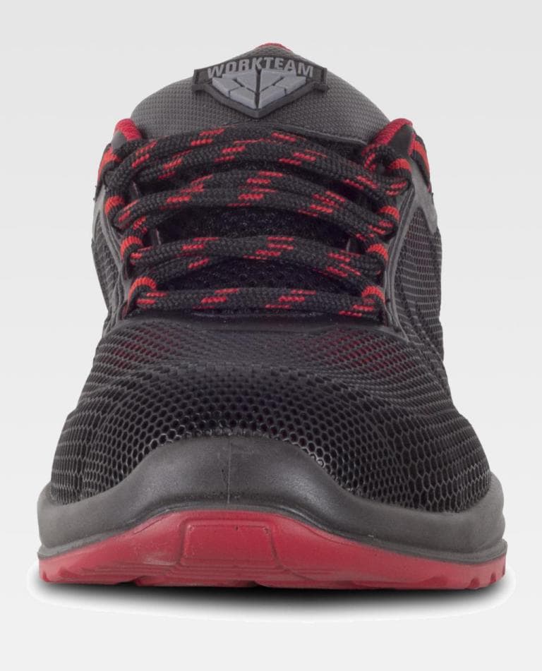 Zapato Workteam P3013 Rojo / Negro