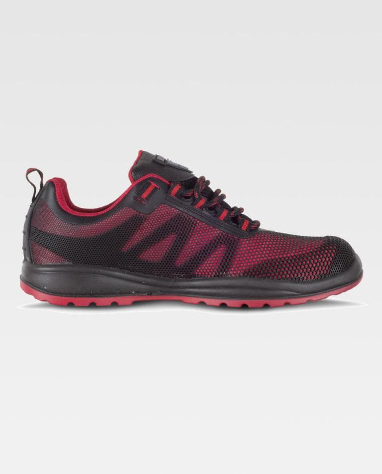 Zapato Workteam P3013 Rojo / Negro