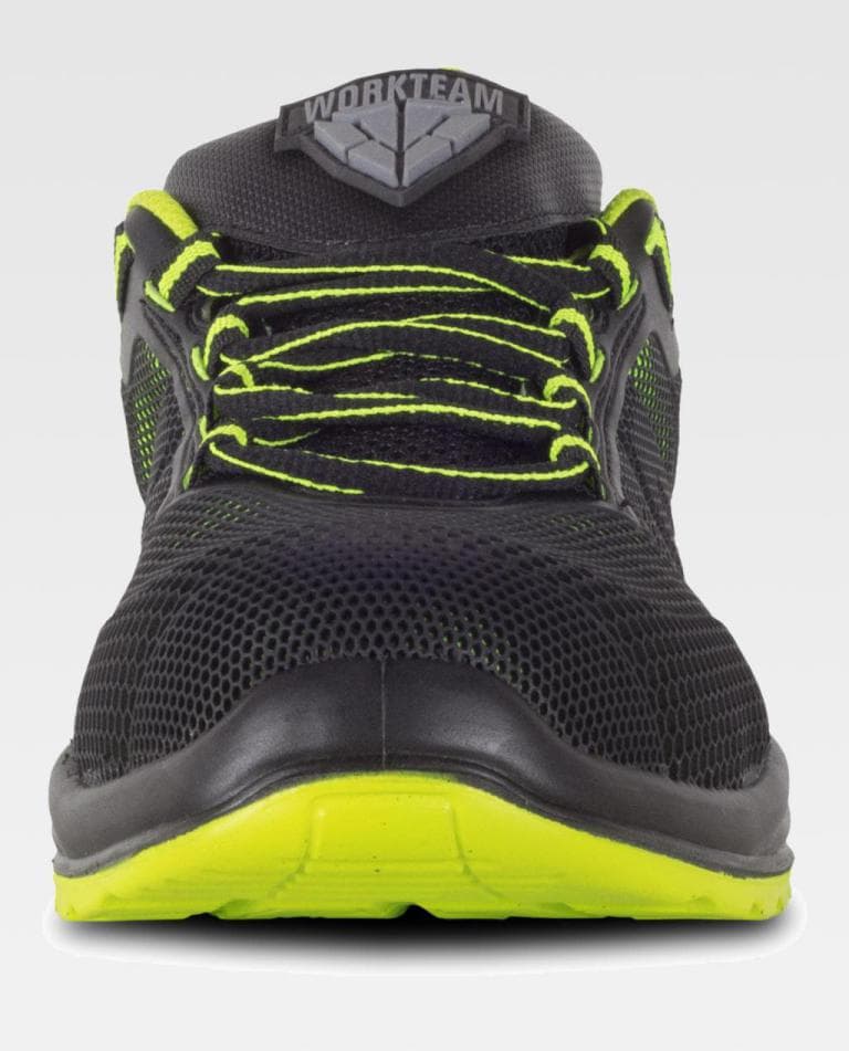 Zapato Workteam P3013 Verde Lima / Negro