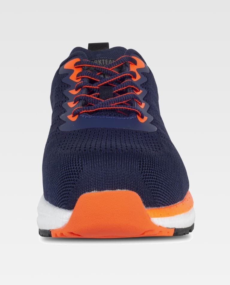 Zapato Workteam P3014 Marino / Naranja Flúor