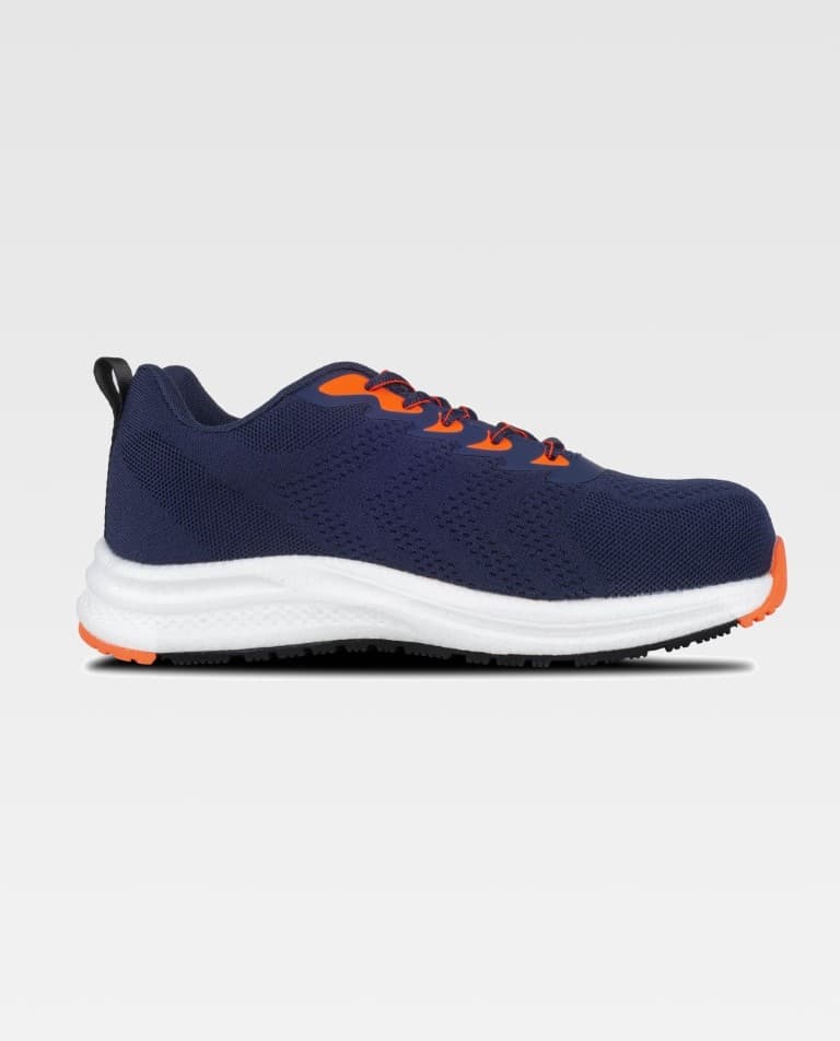 Zapato Workteam P3014 Marino / Naranja Flúor