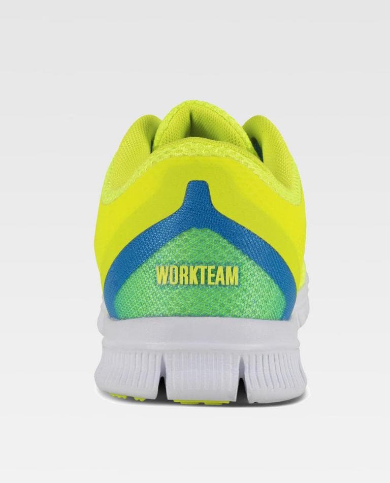 Zapatilla Workteam P4001 Amarillo Flúor