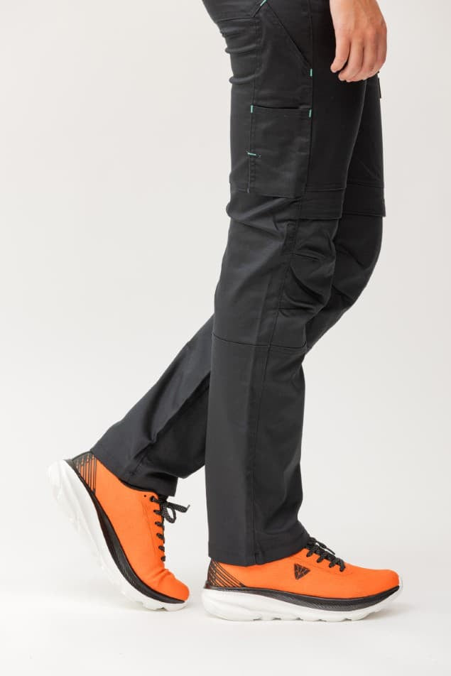 Zapatilla Workteam P4004 Naranja Flúor