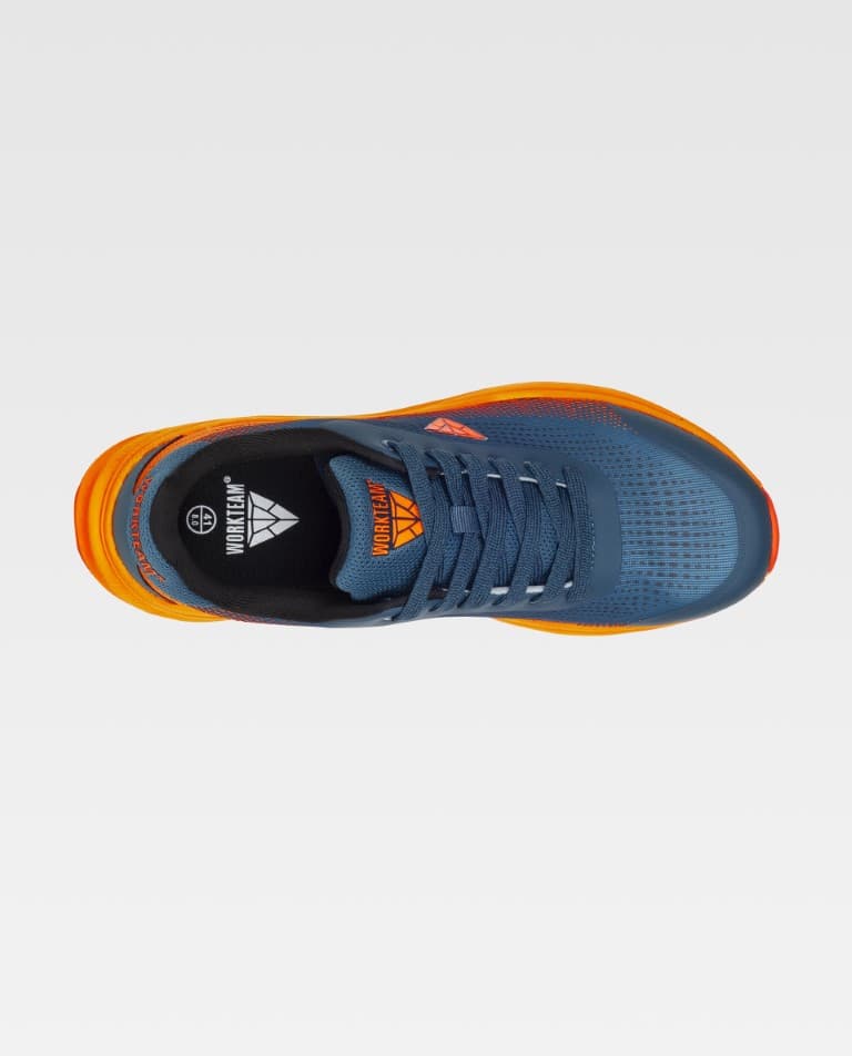 Zapatilla Workteam P4005 Azafata / Naranja Flúor