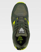 Zapatilla Workteam P4014 Verde Caza / Amarillo Flúor
