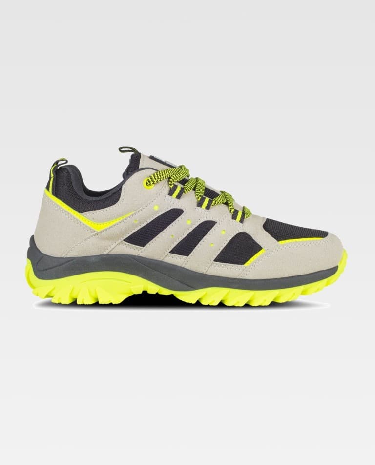 Zapatilla Workteam P4015 Gris Claro / Amarillo Flúor