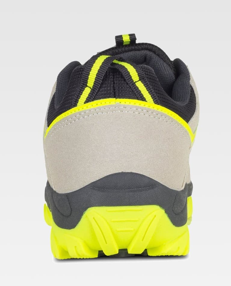 Zapatilla Workteam P4015 Gris Claro / Amarillo Flúor