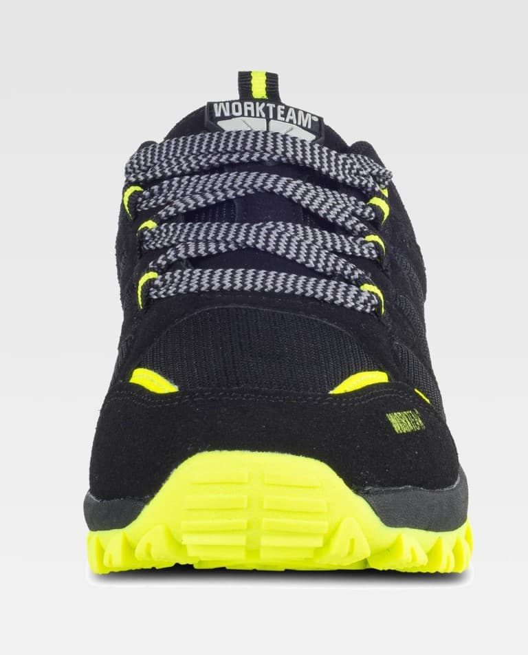 Zapatilla Workteam P4015 Negro / Amarillo Flúor