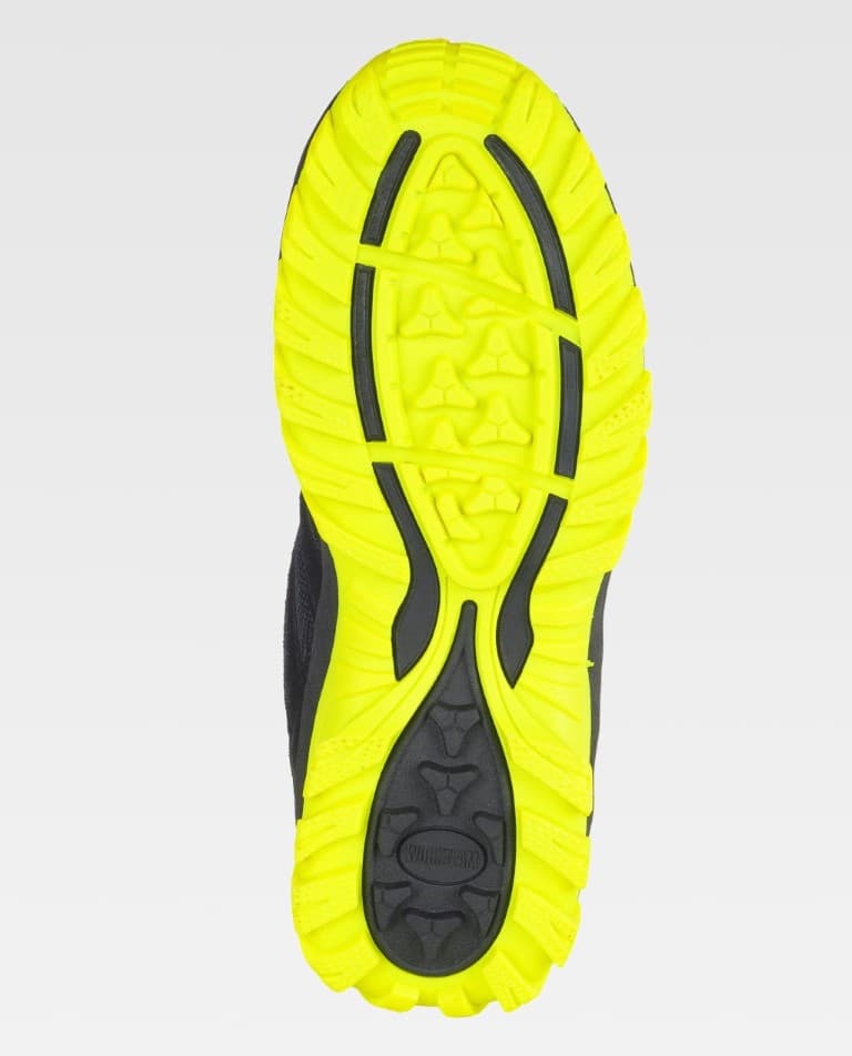 Zapatilla Workteam P4015 Negro / Amarillo Flúor