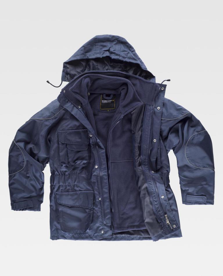 Parka Workteam S1130 Marino